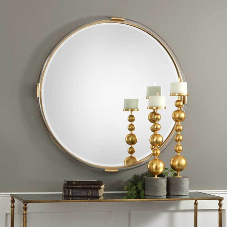 BROADWAY ROUND MIRROR - Mobilart