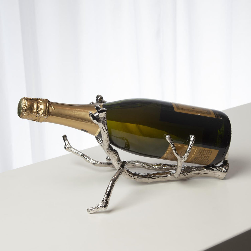 VARENNA NICKEL WINE  BOTTLE HOLDER