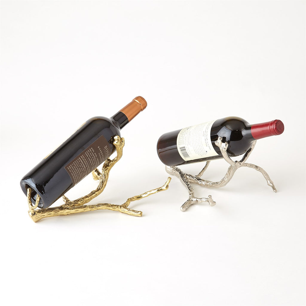 VARENNA BRASS  WINE BOTTLE HOLDER