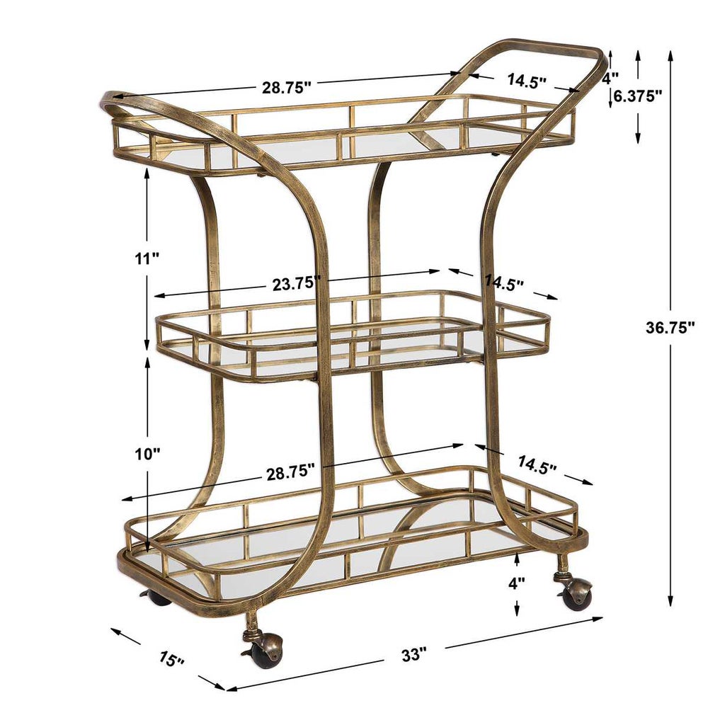 MUNICH  SERVING CART