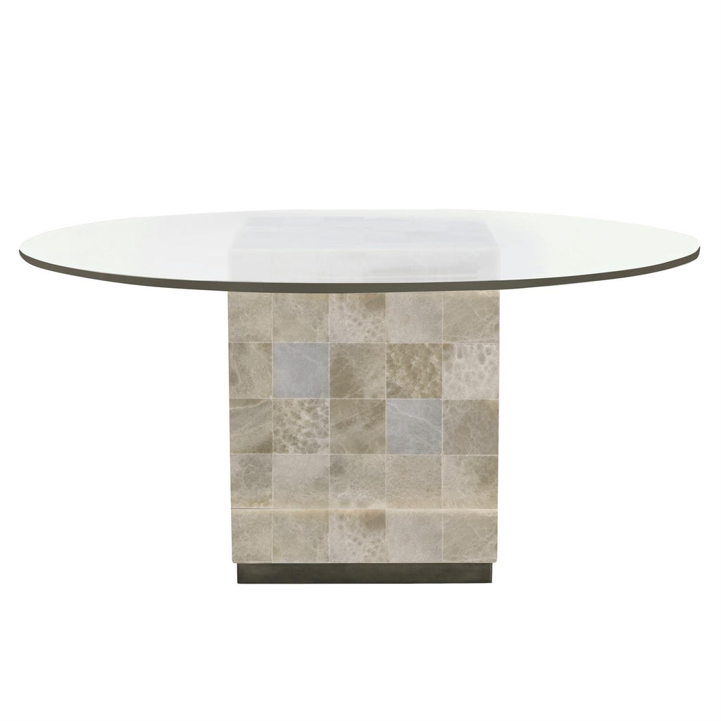 BOSTON GLASS TOP DINING TABLE