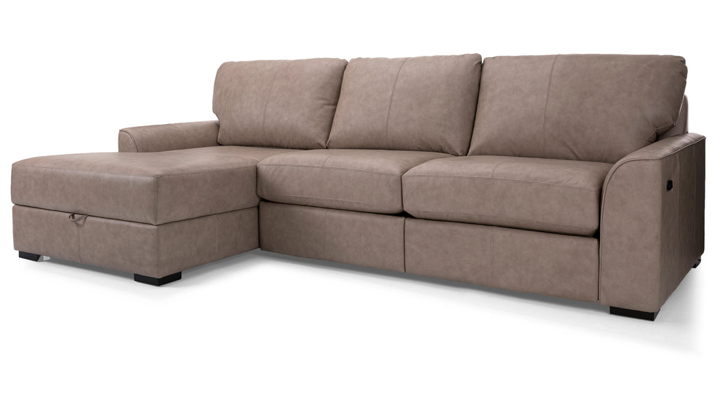 JOLLY LEATHER SECTIONAL