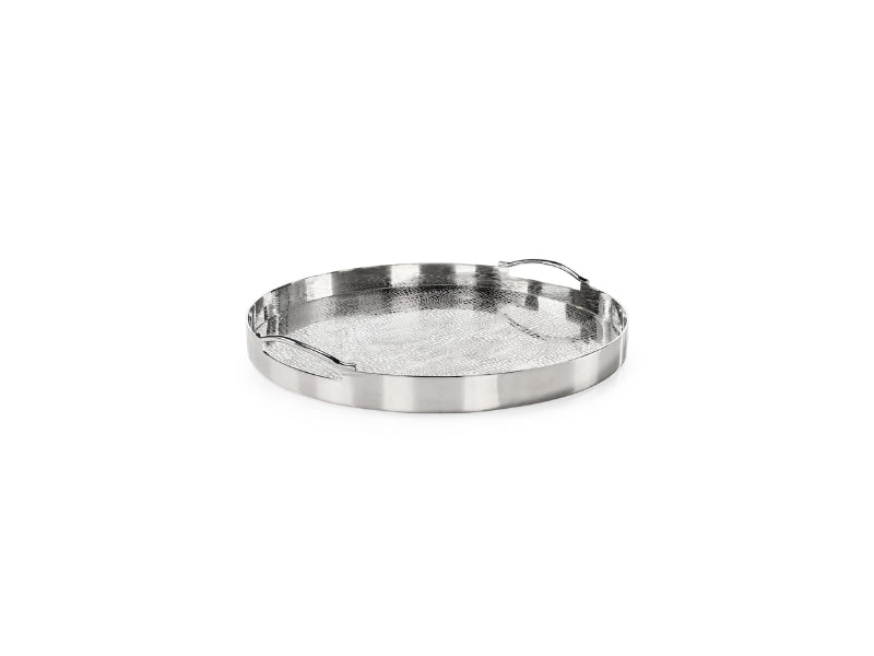 WESTON ROUND SILVER TRAY