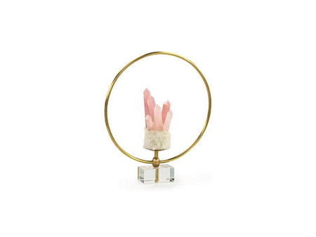 URBANA ROSE QUARTZ SCULPTURE - Mobilart