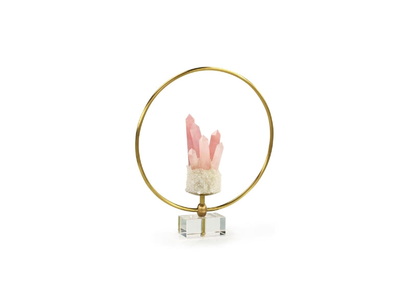 URBANA ROSE QUARTZ SCULPTURE