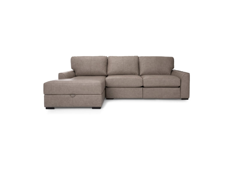JOLLY LEATHER SECTIONAL
