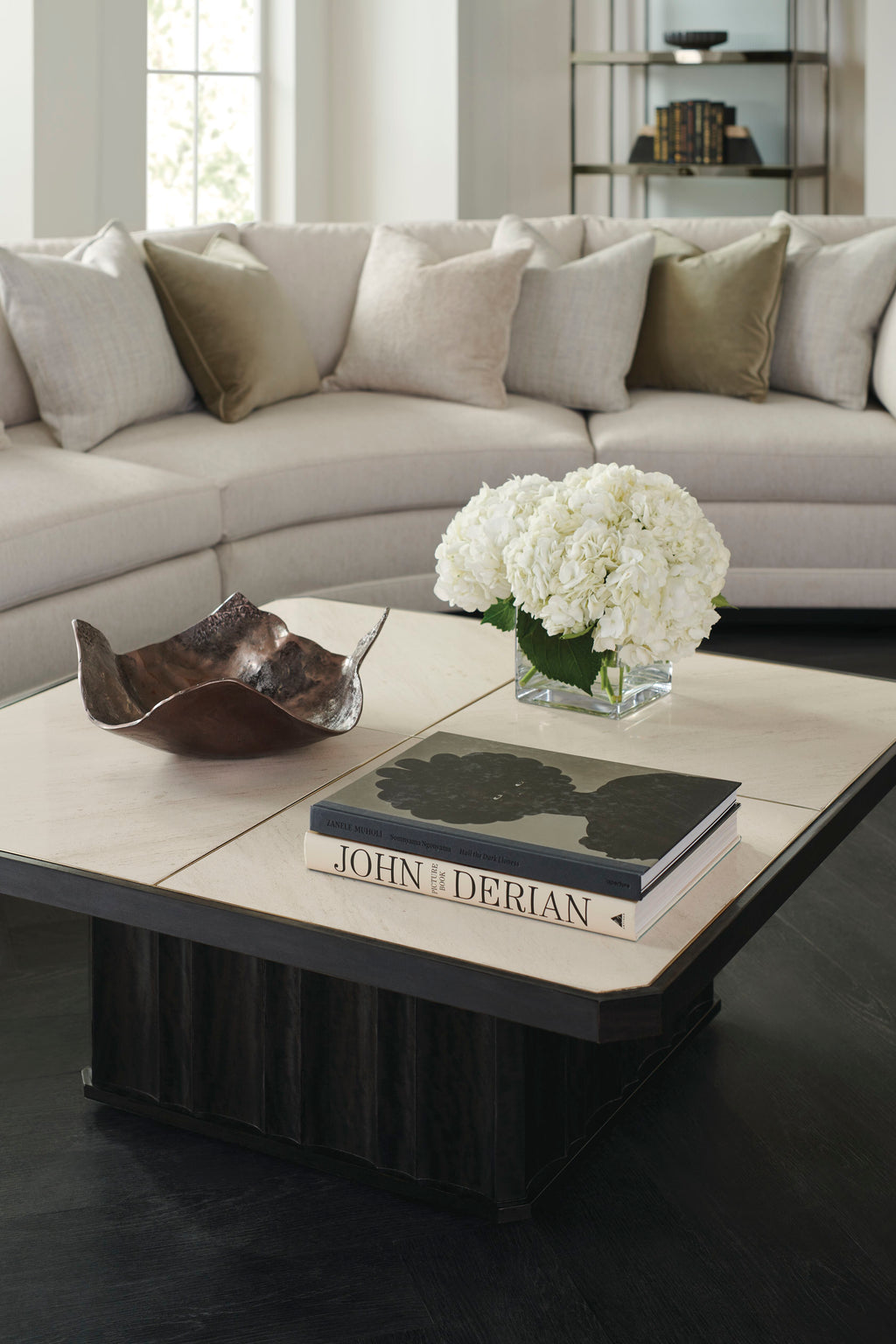 BELLOW DISPLAY SHELF