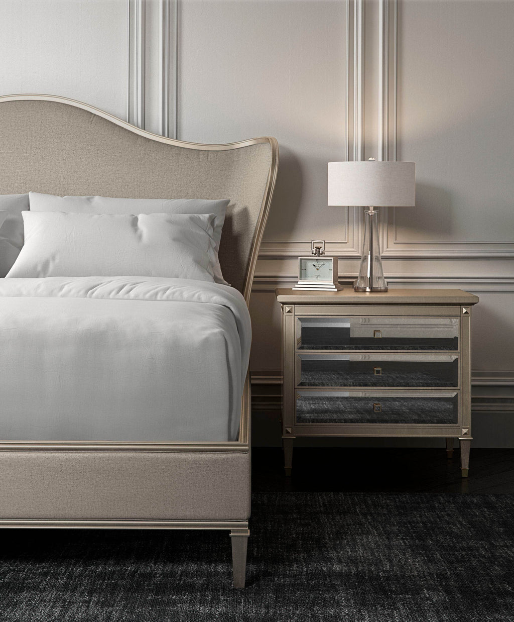 BURREL NIGHSTAND - Mobilart