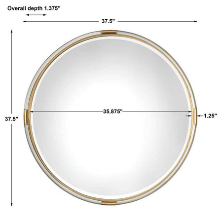 BROADWAY ROUND MIRROR - Mobilart