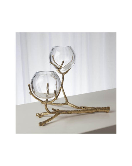 DOROTHY VASE HOLDER-BRASS 2 - Mobilart