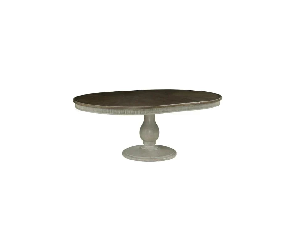 Stacey dining table from Mobilart, referenced for square versus long room fit in the shape decision guide. 