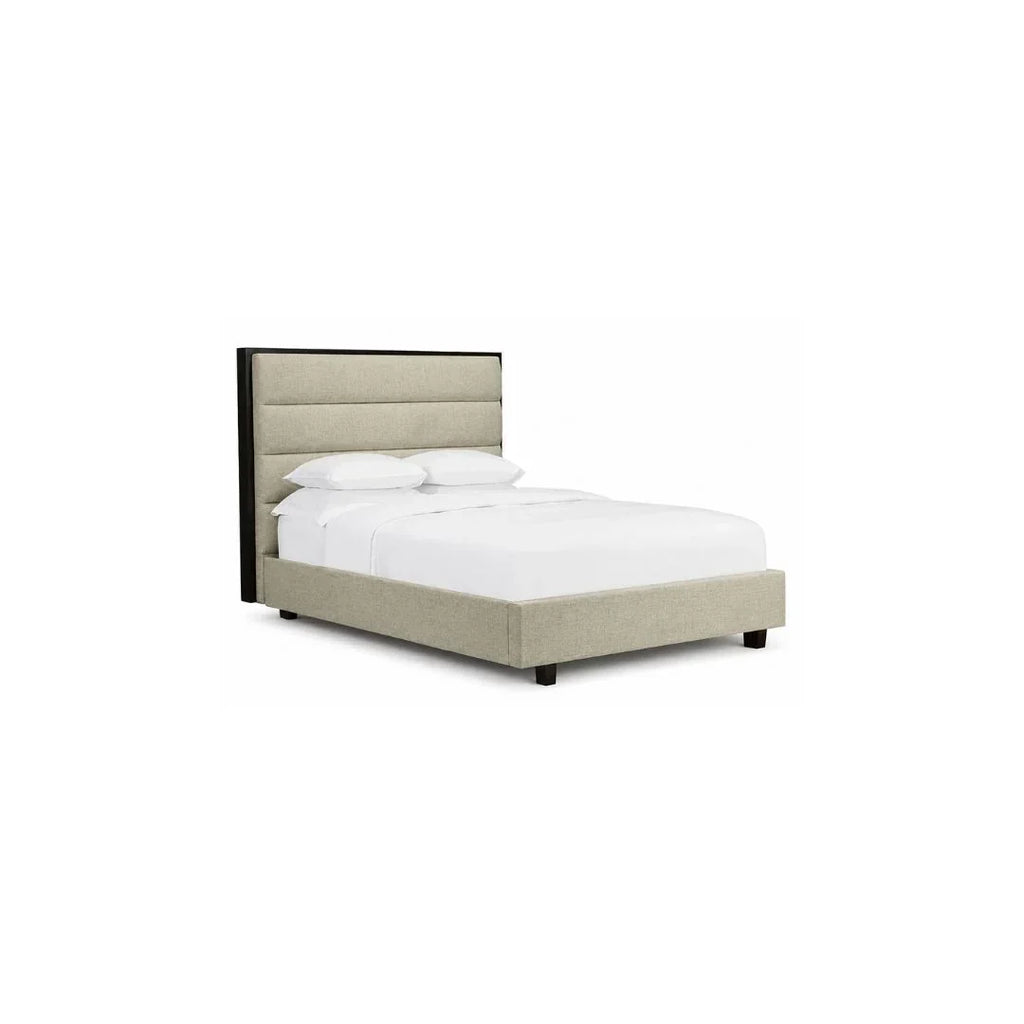 Martha bed frame from Mobilart, illustrating a compact silhouette for space-saving small bedroom furniture.