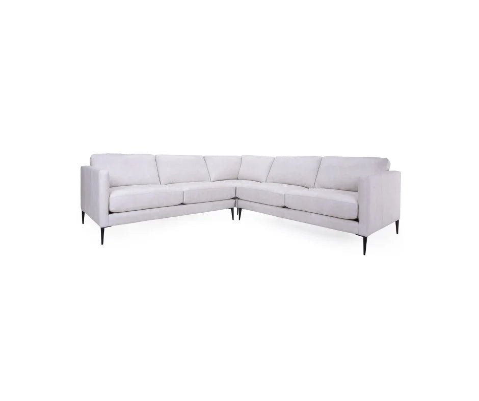 Lahore leather sectional from Mobilart, referenced for scratch and odour resistance in pet households.