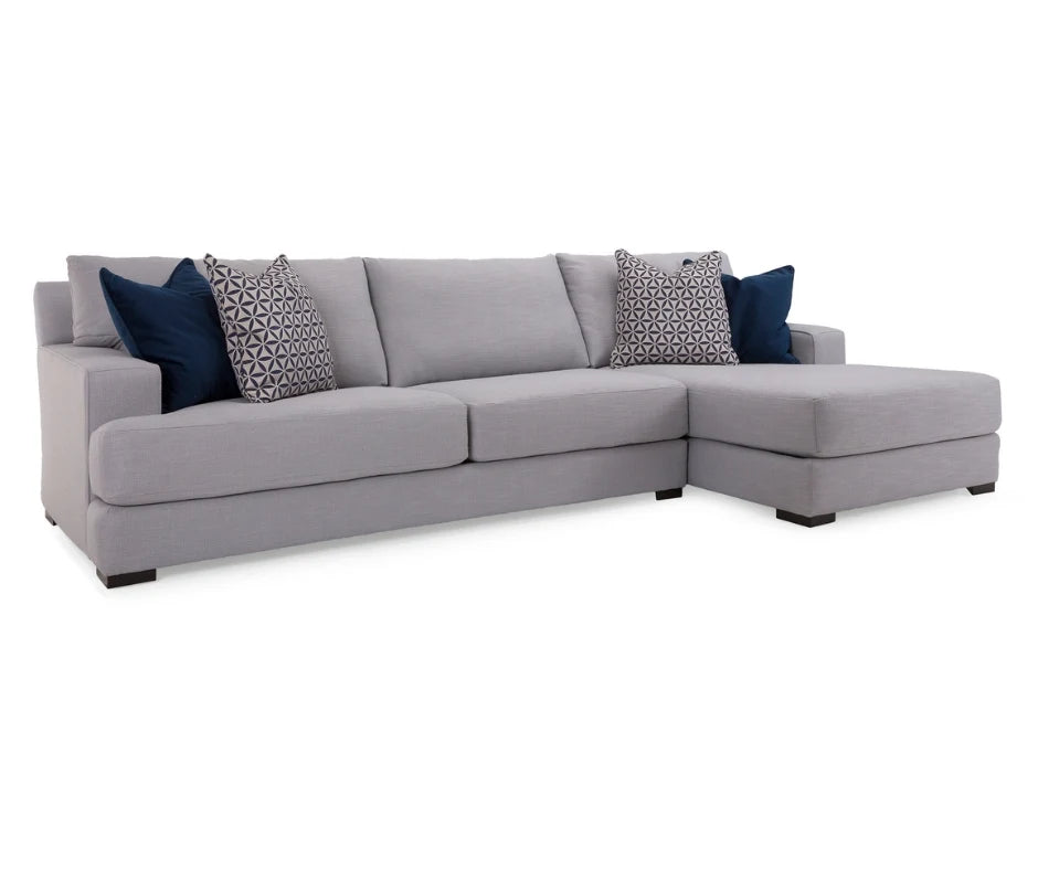 Vance sectional sofa illustrating configuration flexibility when comparing custom builds to ready-made pieces.