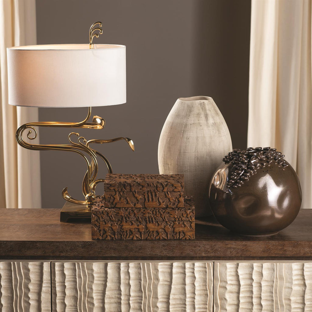 DAMIAN BRASS LAMP