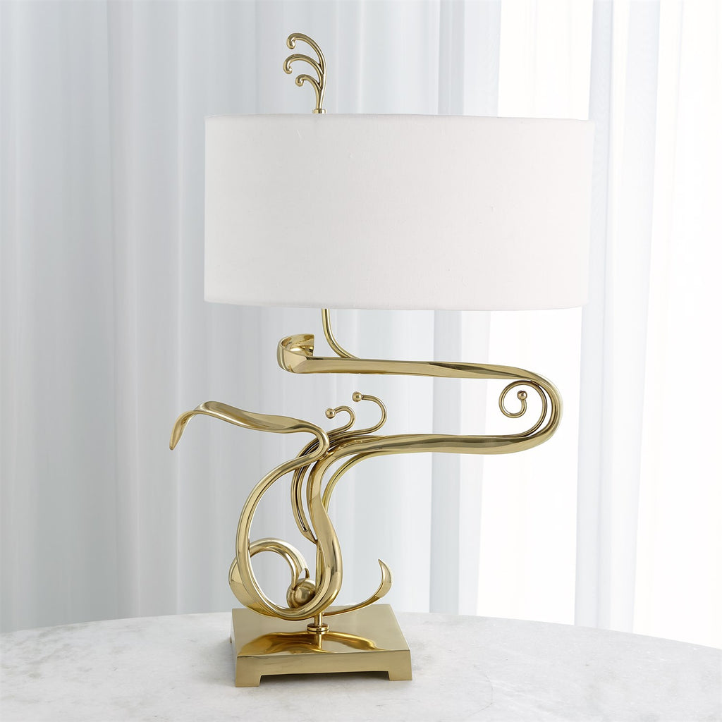 DAMIAN BRASS LAMP