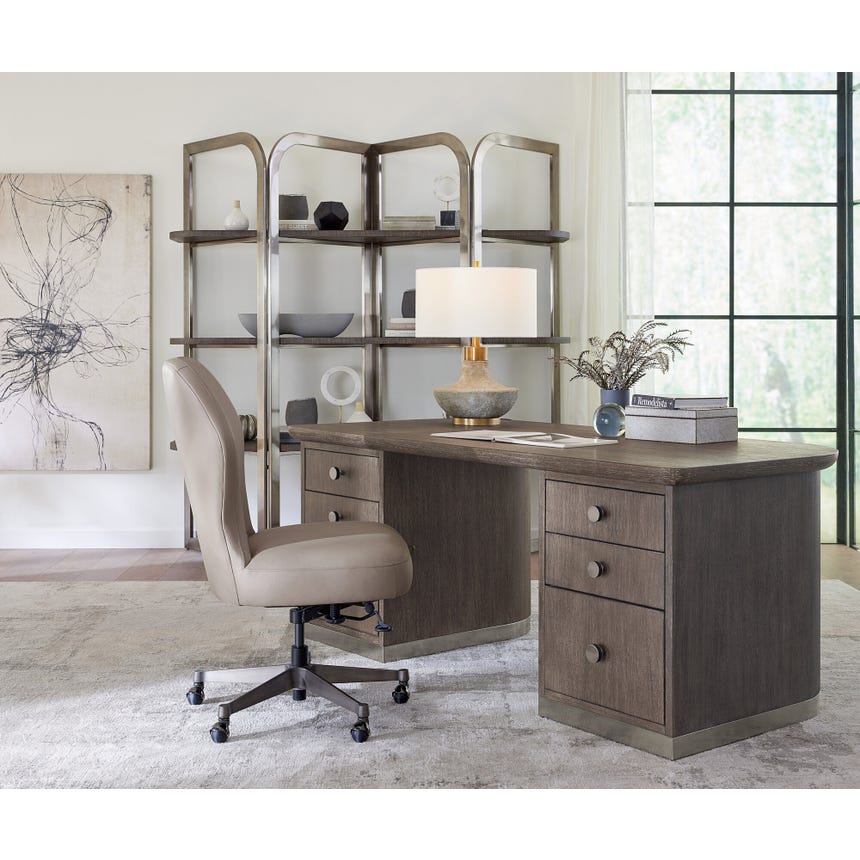 PETRA EXECUTIVE DESK BROWN