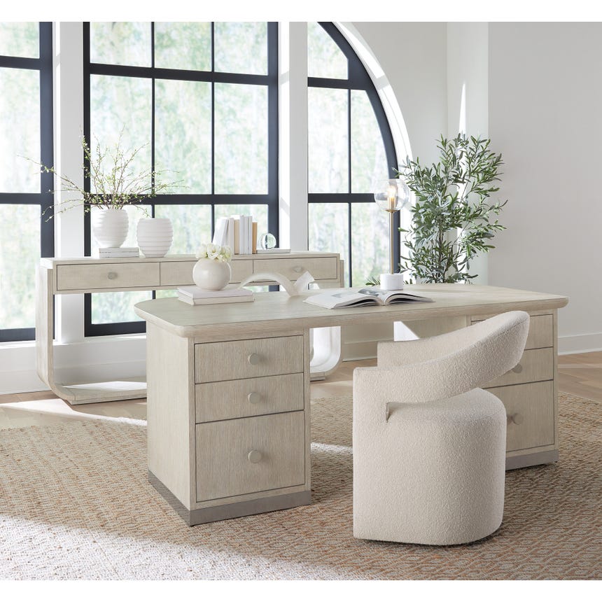 PETRA EXECUTIVE DESK BEIGE