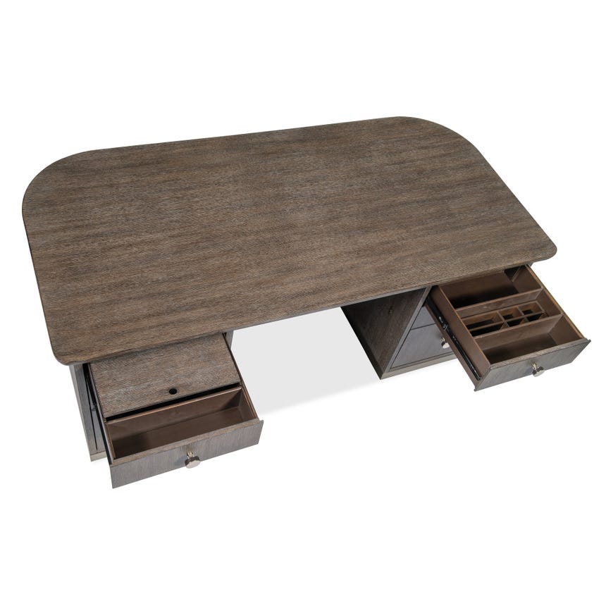 PETRA EXECUTIVE DESK BROWN