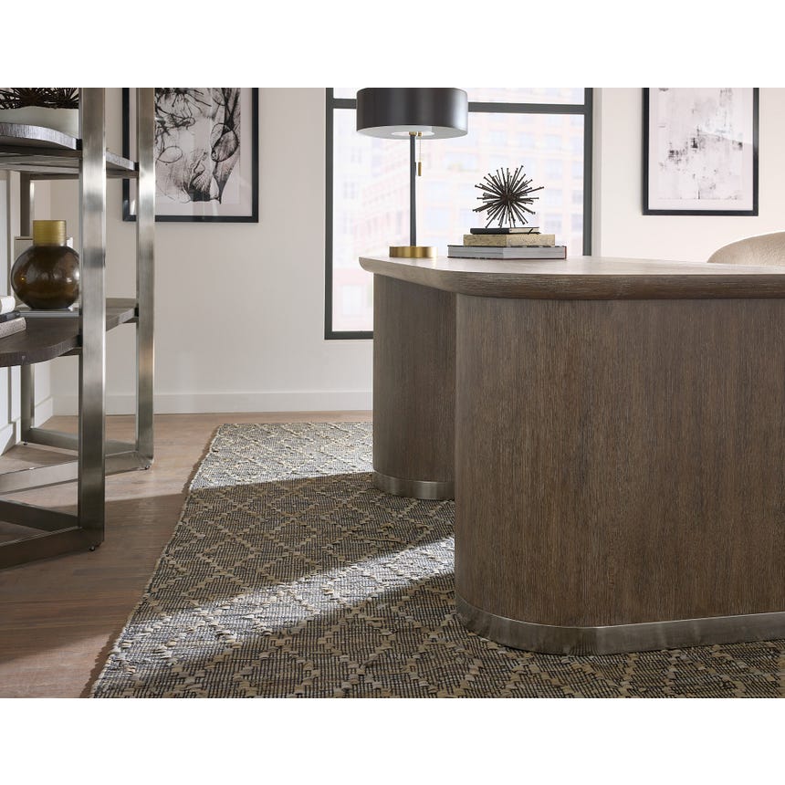 PETRA EXECUTIVE DESK BROWN