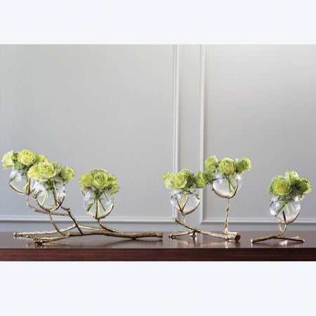 DOROTHY VASE HOLDER-BRASS 2 - Mobilart