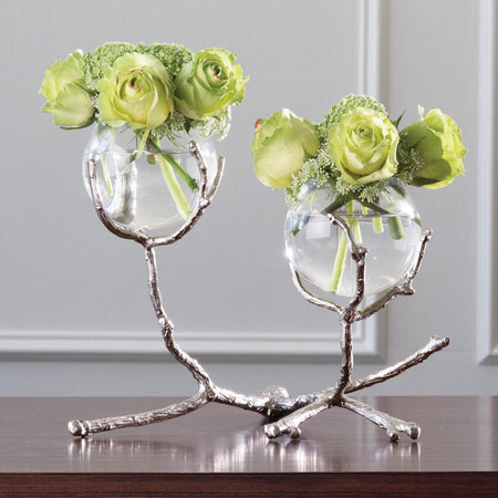 DOROTHY VASE HOLDER-NICKEL 2 - Mobilart