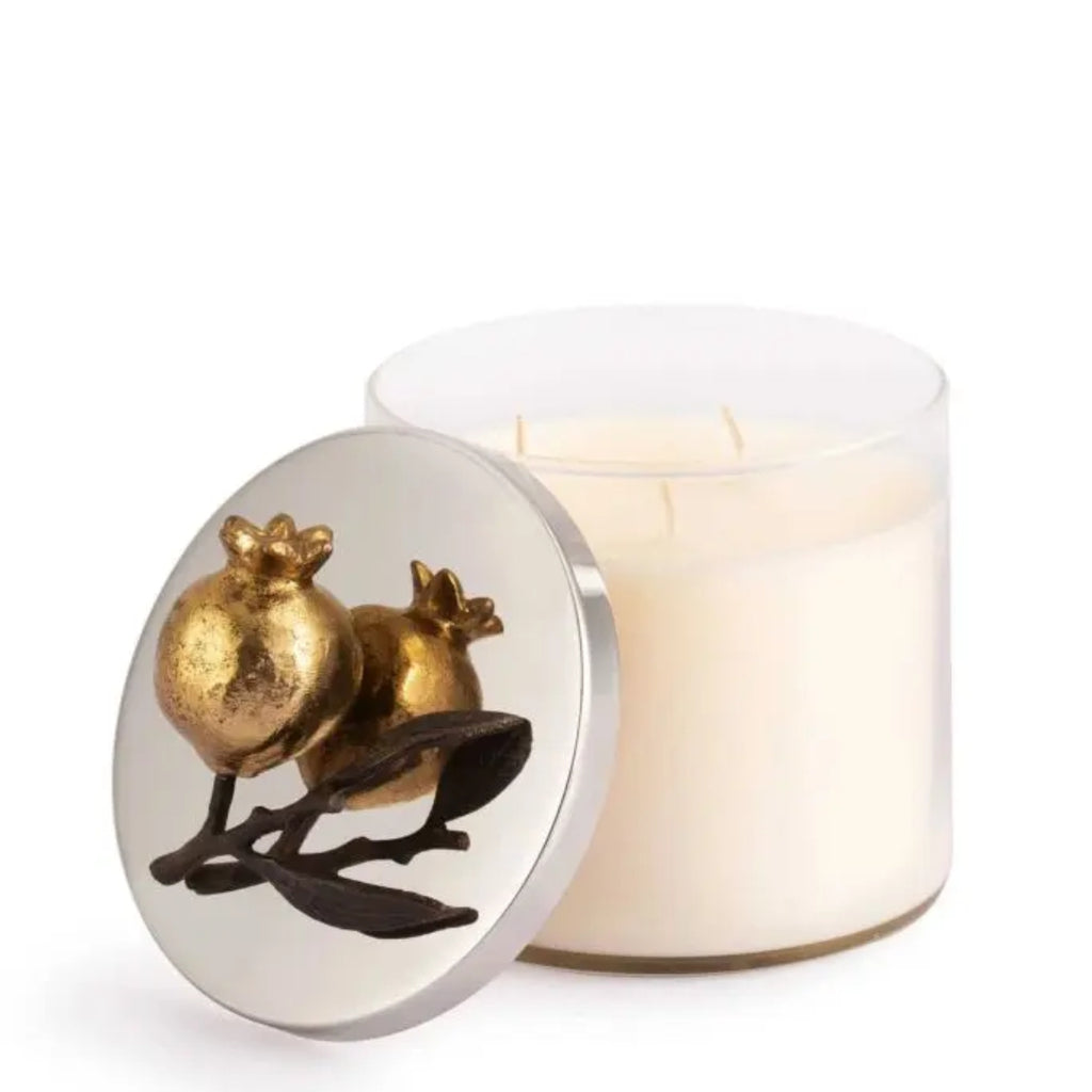 MELVILLE POMEGRANATE CANDLE GOLD