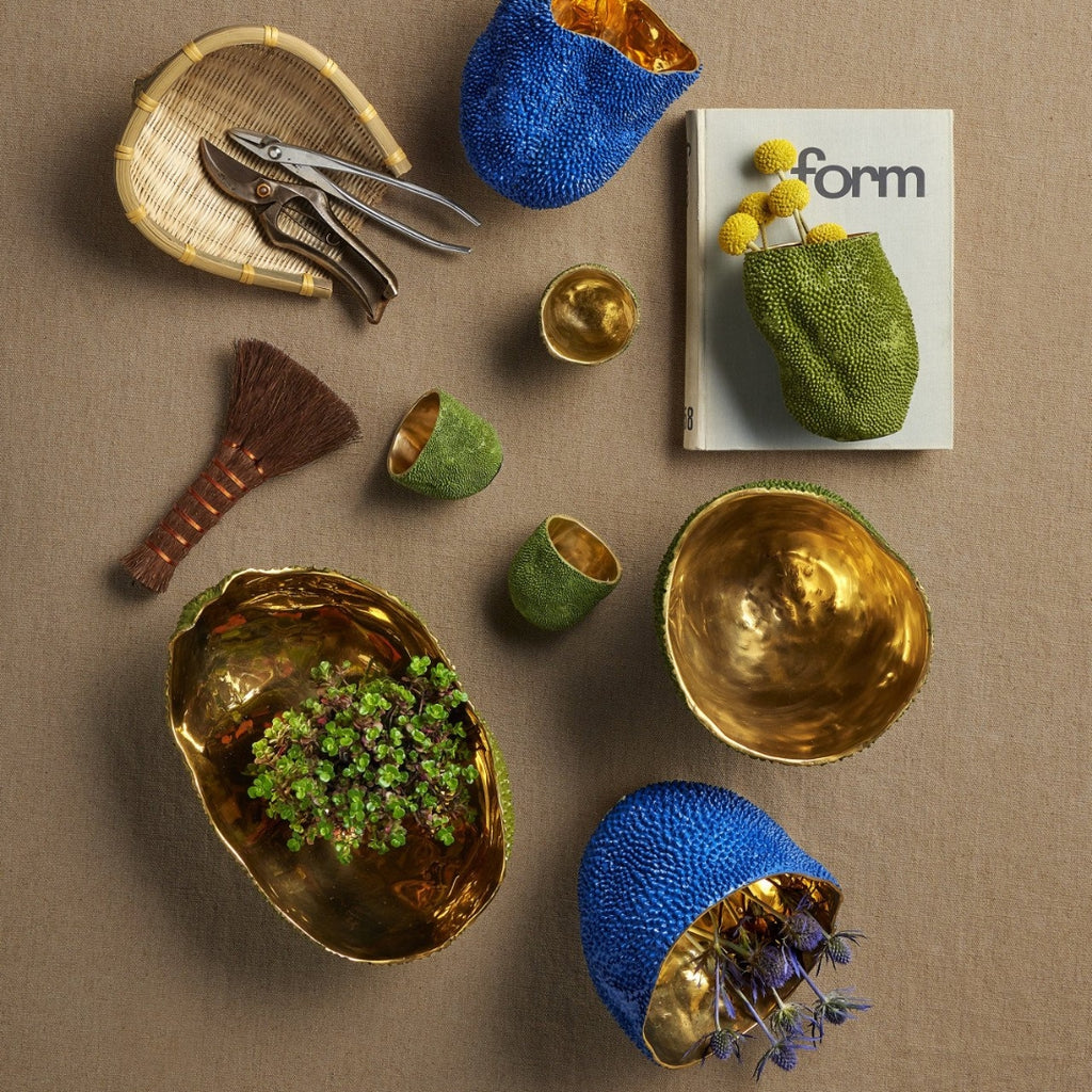 SKYROS LARGE GREEN VASE