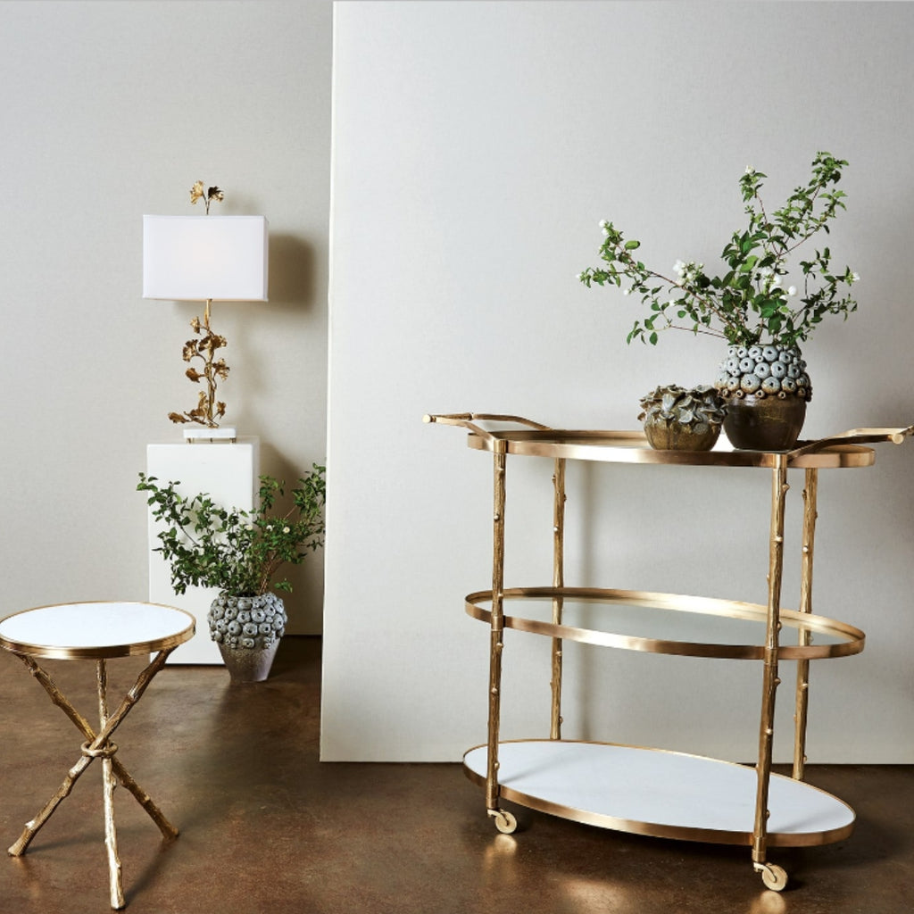 BATU BRASS TABLE  LAMP