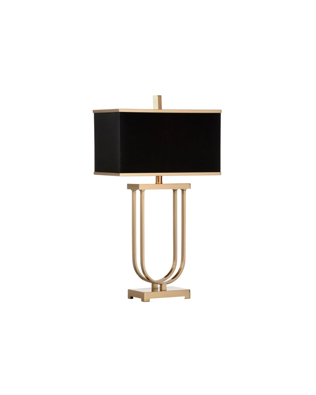 LAMPE EN FER ET LAITON EVANS