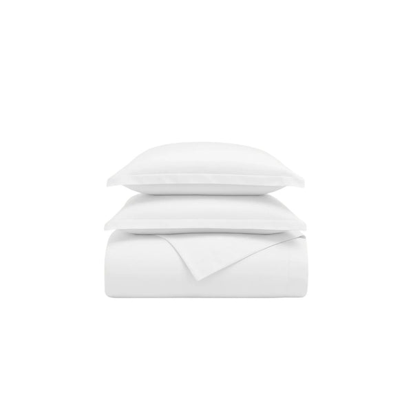 KELSEY BAMBOO QUEEN WHITE DUVET COVER