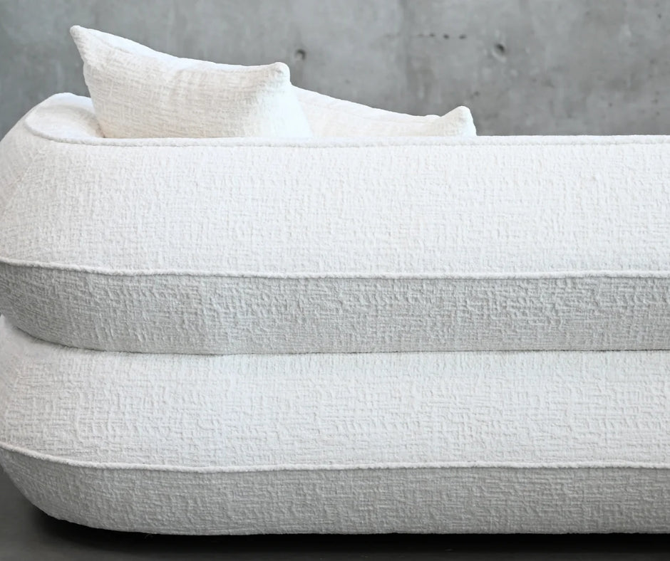 MILA  3 SEATER SOFA BLISS WHITE