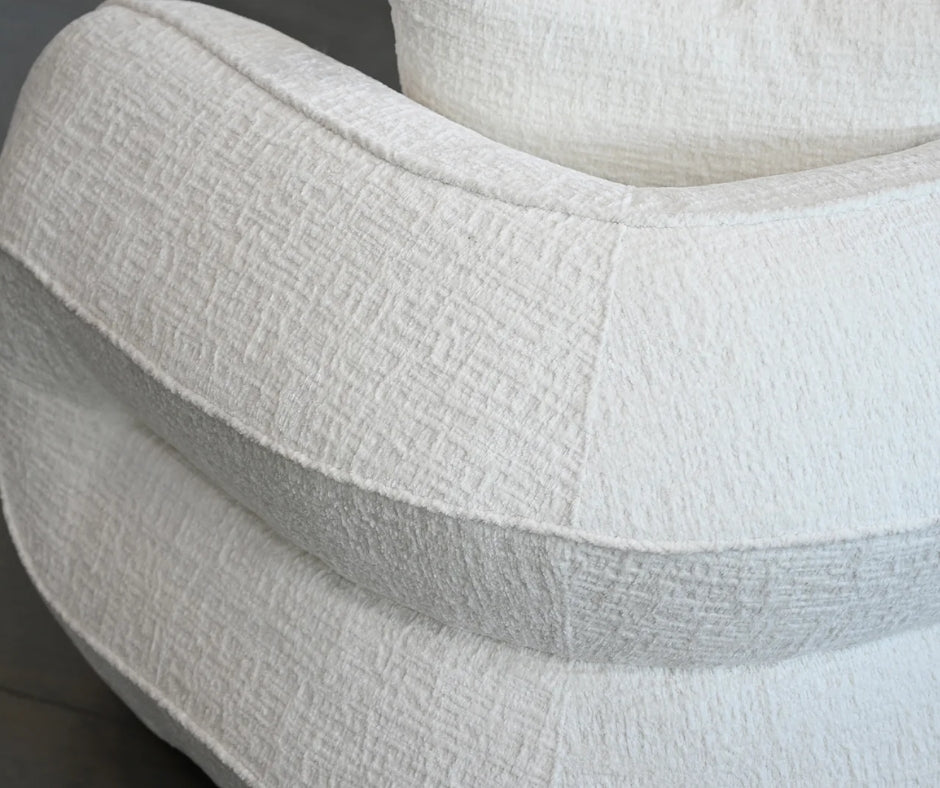 MILA  3 SEATER SOFA BLISS WHITE