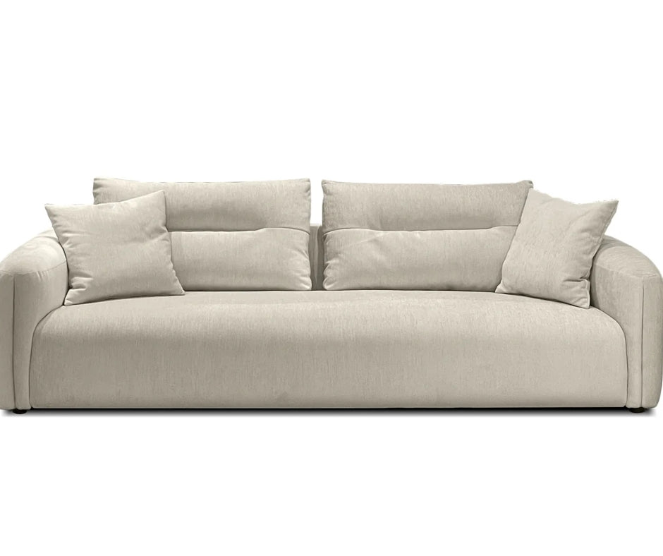 LINDSEY SOFA 4 SEATER CREAM