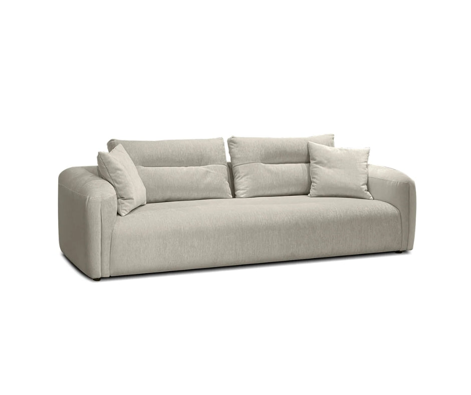 LINDSEY SOFA 4 SEATER CREAM