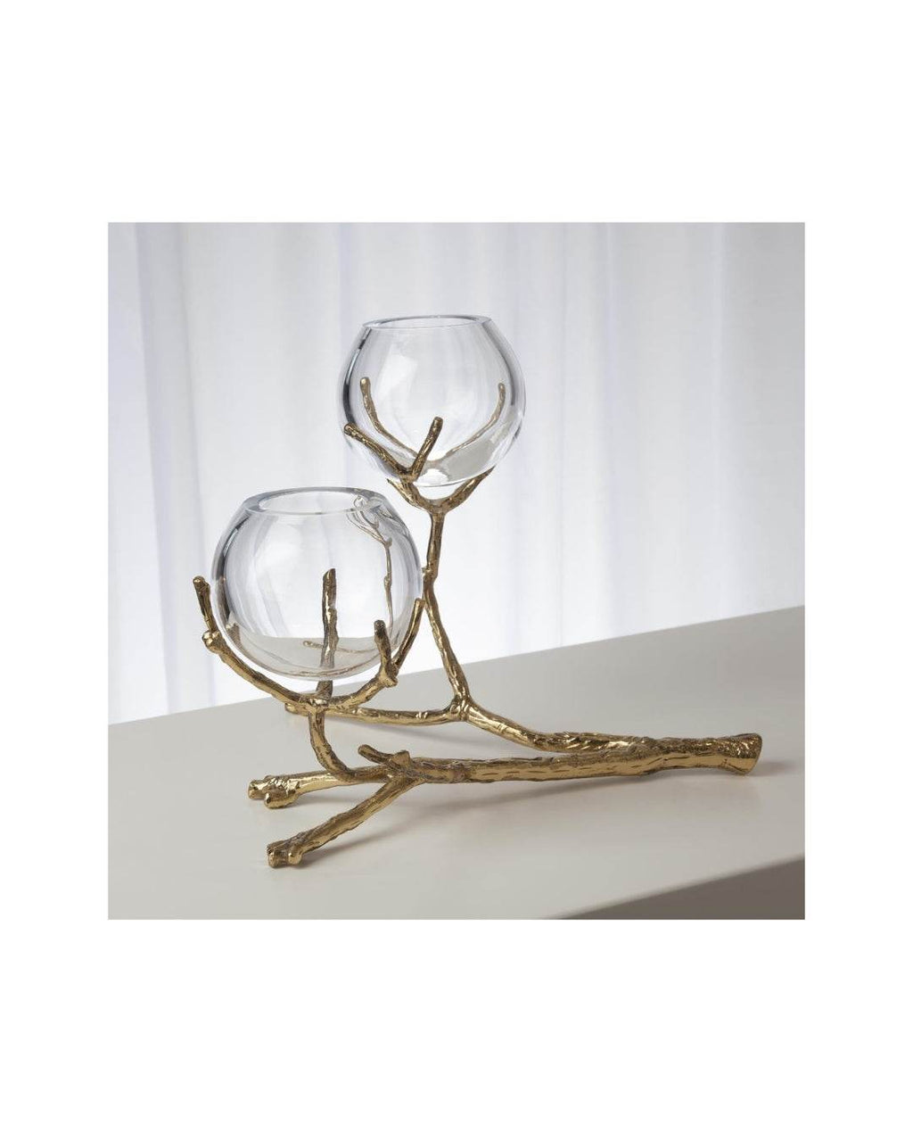 DOROTHY VASE HOLDER-BRASS 2 - Mobilart