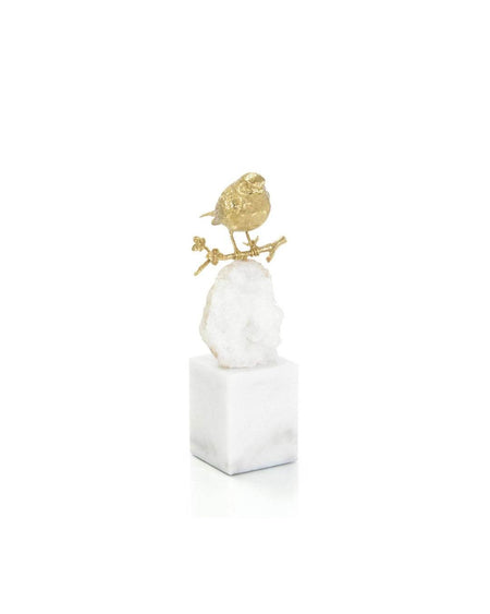 CINDY BIRD AND QUARTZ SCULPTURE II - Mobilart