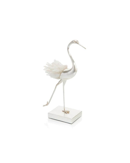 EMERY STONE QUARTZ EGRET RUNNING - Mobilart