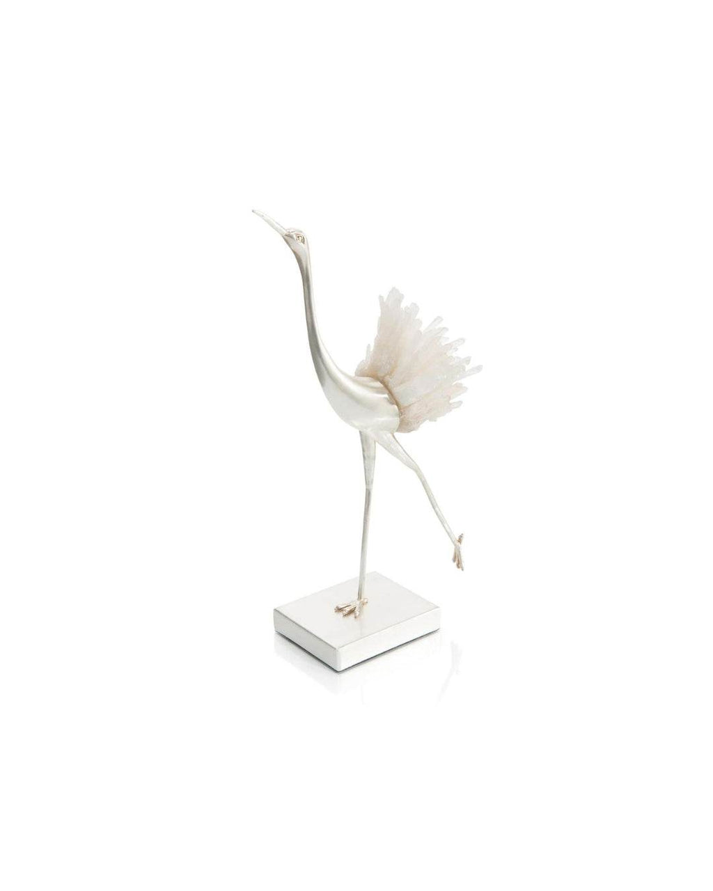 EMERY STONE QUARTZ EGRET STRETCHING - Mobilart